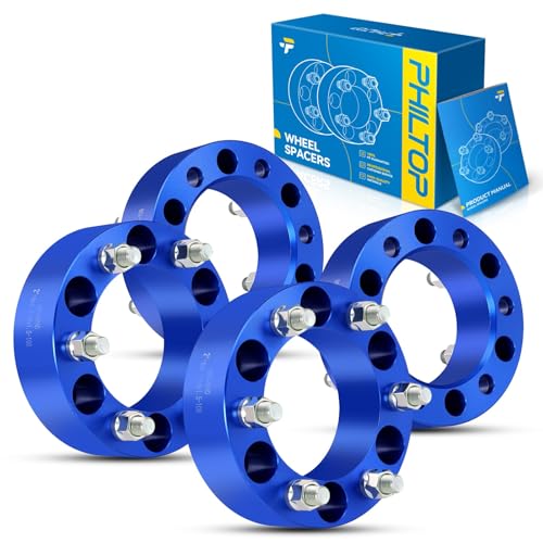 Image of PHILTOP 6x5.5 Lug-Centric Wheel Spacers 2 inch for GMC Sierra 1500