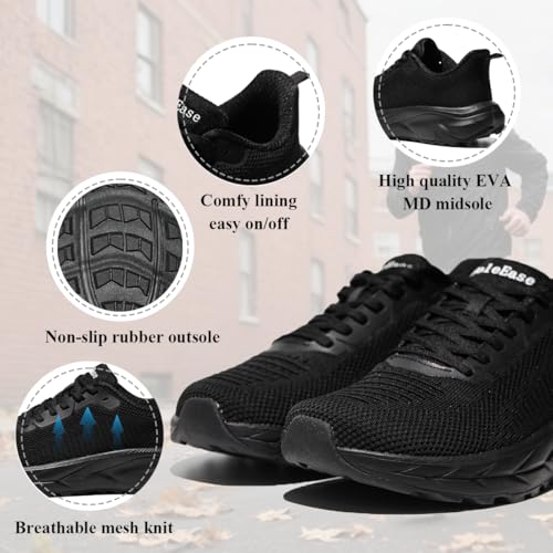 Wide Toe Box Shoes for Men & Women, Lightweight Non Slip Walking Sneakers with Barefoot Feel, Breathable Trail Gym Shoes3