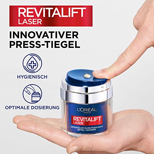 Retinol-Creme von L’Oréal Paris – Anti-Falten Nachtpflege 50 ml