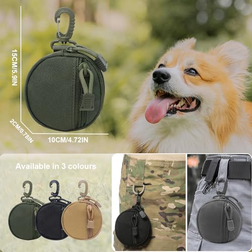 Duuclume Bolsa de petisco para cães, bolsas táticas pequenas para treinamento de animais de estimaçã