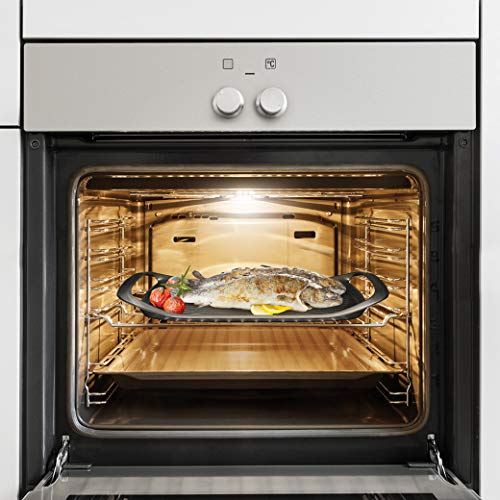 Tescoma 605068 Bistecchiera SmartClick, Antiaderente, 42 x 28 cm, Compatibile con Induzione, Nero - immagine 4