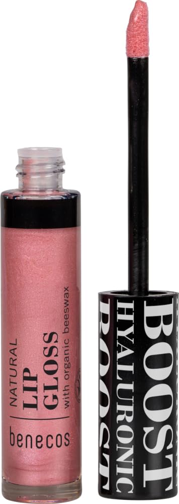 Benecos Natural Lip Gloss, Rose, 5 ml