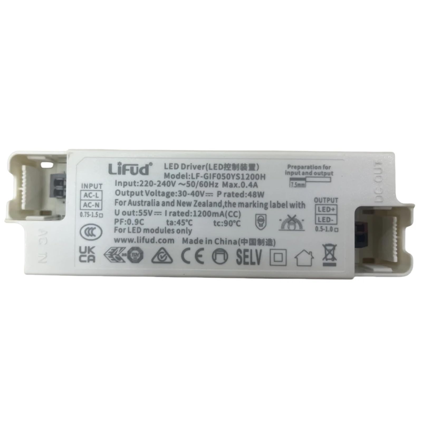 FCARUMIQP LED Driver 50W 1200mA LF-GIR050YM1200H Power Supply Panel/Down/Track Light for Luminair LF-GIR050YS1200H