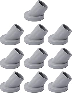 HRBHD Nogi stołu Hairpin Leg 10 krzeseł Nakładki na nogi Gumowe nachylone nóżki Protector Pads Meble (kolor: szary)