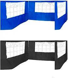 Tenda De Parede 3 Paredes Gazebo Dobrável Camping Lateral (azul)