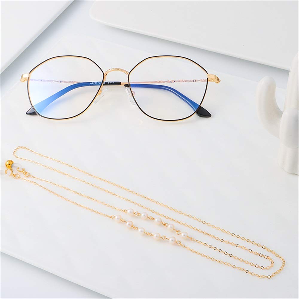 Sonnenbrillen-Kette, Brillenband, MS Brillen Metall Reifen Kette Halteseil Brille und Sonnenbrille Halsband