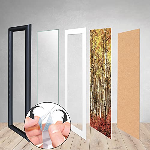 bomoe 12er Bilderrahmen Set Sunlight - Fotorahmen Collage für 13x18 cm Bilder Fotowand Bilderrahmen mit Passepartout… – Bild 5