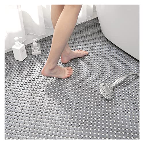 Non-Slip Interlocking PVC Floor Tiles for Bathroom, Shower, and Spa