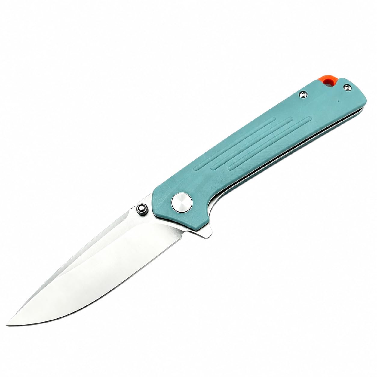 Generisch Gesamtlänge 20,5 cm Klappmesser D2 G10 Taschenmesser，Blau