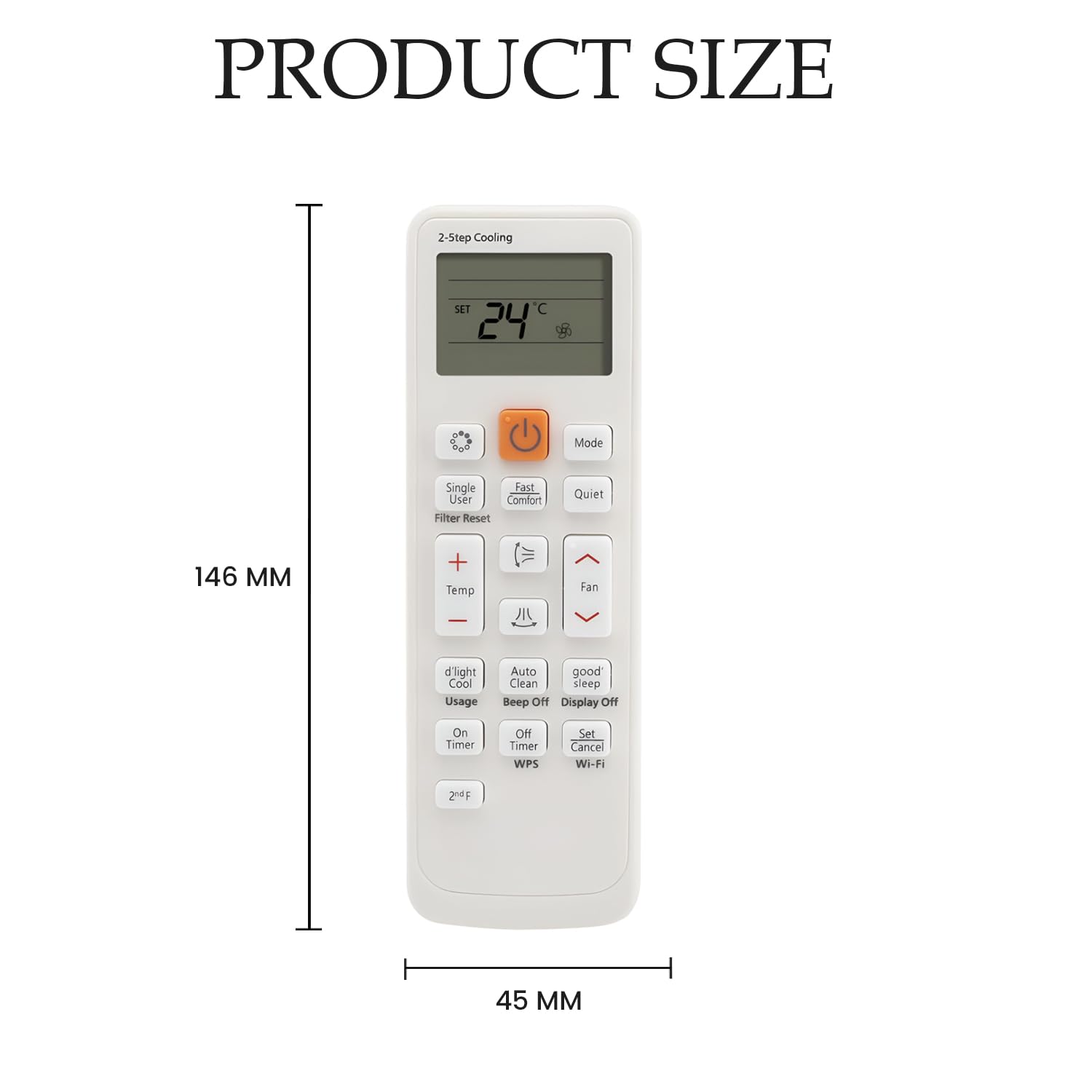 HICLE AC Remote Control for Samsung Air Conditioners | Compatible with Samsung Split & Window AC Models - No Setup Required 4