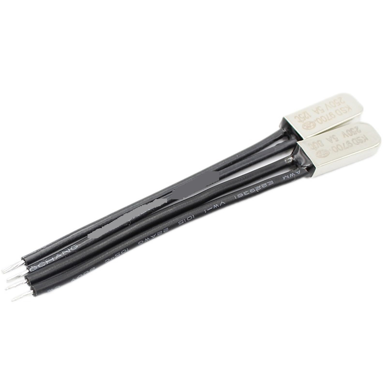 1pcs KSD9700 250V 5A 85C 95C 45-145 Degree Normally Closed Open Bimetal Disc Temperature Switch Thermostat Thermal Protector(135 degree,Normal Open(NO))