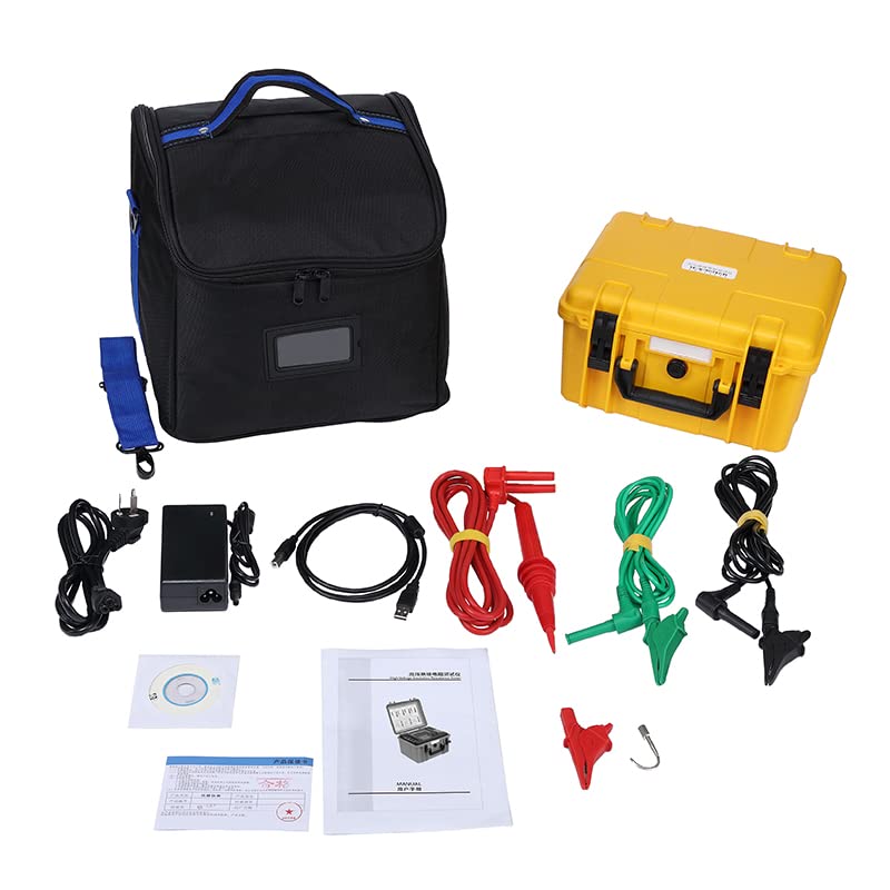 High Voltage Insulation Resistance Tester 10kv Insulation Tester with Insulation Resistance Range 0.005MΩ~20.0TΩ Rated Voltage 50V~10kV for High-Capacity High-Voltage Strongly Induced Electrical