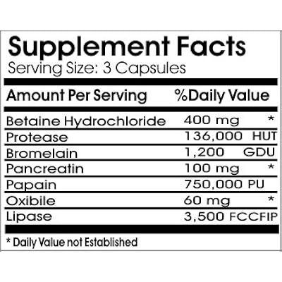 بروتين الجهاز الهضمي الفائق ماكس // 90 كبسولة // نقي // من PureControl Supplements