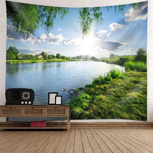 Tapisserie murale paysage pour transformer un mur blanc vide
