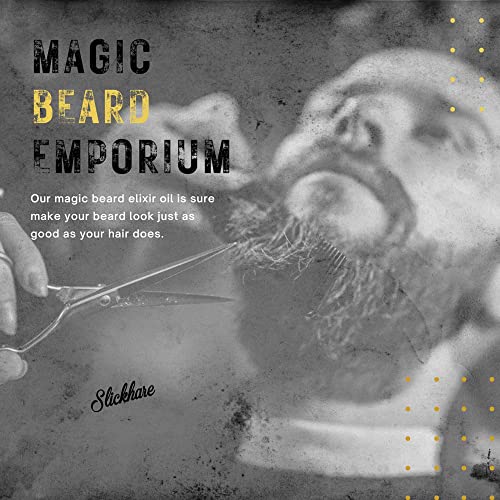 Slickhare Magic Beard Elixir Beard Oil. 100% All Natural, Organic Beard Oil For Men Made In Usa (1Oz) #TOP4