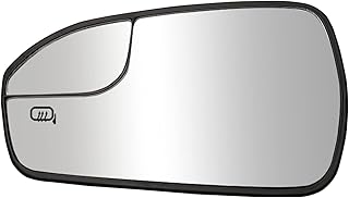 LOIYLLEN Driver Side Mirror Replacement for 2013 2014 2015 2016 2017 2018 2019 2020 Ford Fusion Mirrors Glass - Convex Mirror Glass, Left Side Rear View Mirror with Heated (DS7Z17K707F DS7Z-17K707-F)