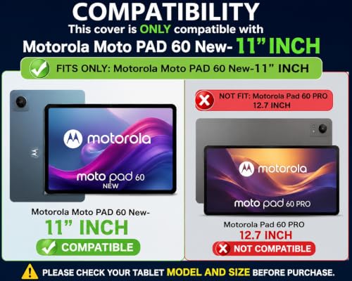 Image of 360 Rotate Flip Cover for Motorola Moto Pad 60 Neo (11 inch INCH)