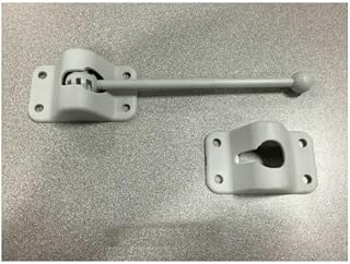DHBB6GSet 6 Inch Enclosed Cargo Trailer Door Hold - Gray DHB-B6-G-Set