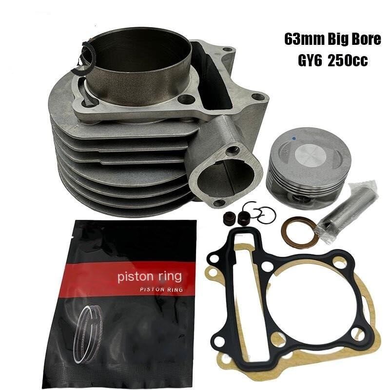 Kit de cilindro de 250cc para reparar motor GY6 con pérdida de compresión 2