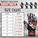 SYNA SPORTS Soccer Goalkeeper Gloves for Kids Boys Youth, Soccer Goalie Gloves 4MM Anti-Slip Resistant Latex Palm Double Wrist Support, All Weather Football Gloves (Red, 4)