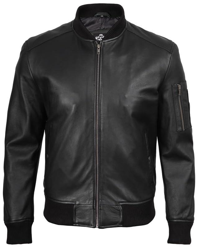 Image of Blingsoul Leather Jacket Men, Black and Brown Leather Jackets For Men