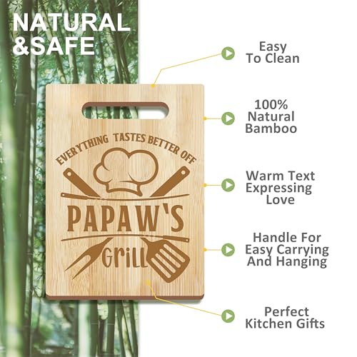 50% Off Papaw Kitchen Gift Set - Wooden Board & Apron