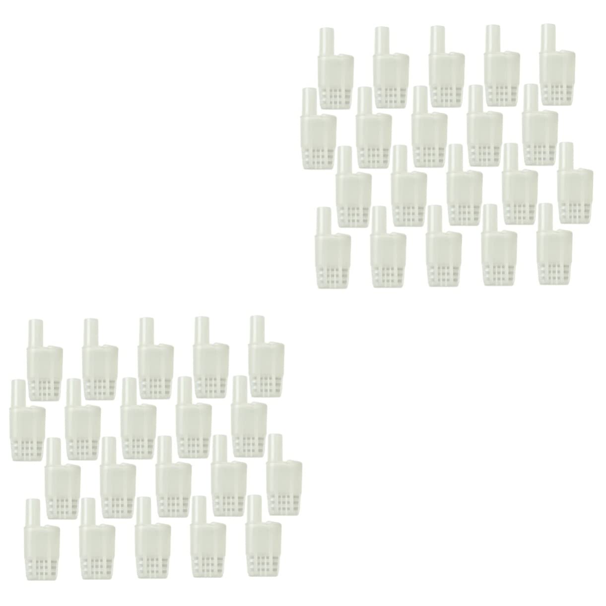 YARNOW Interior Accessories 40 Pcs Wasp Catch Queen Apis Catcher Queen Introduction Cage Apis Transport Cage Queen Apis Cage Holder King Apis s Queen Apis Case Tai Accessories White