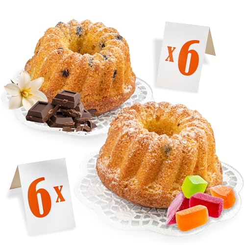 Ou Yes! 12 Stk. x 51 g – Mix Muffins 2 Sorten - mit Marmeladenstücken und Vanille mit Schokoladenstücken - Individuell verpackt - Packungen zum Direktverzehr - Nettogewicht 612 g