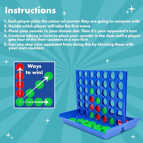 abeec 4 To Score Board Game - Family Games For Kids And Adults - Ideal Travel Games For Kids On Plane - Engaging 4 In A Row Game - Family Board Games - Kids Games - Table Games - Kids Toys abeec 4 To Score Board Game - Family Games For Kids And Adults - Ideal Travel Games For Kids On Plane - Engaging 4 In A Row Game - Family Board Games - Kids Games - Table Games - Kids Toys