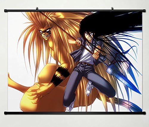 Ushio and Tora Wall Scroll Poster Fabric Painting For Anime Ushio Aotsuki & Tora 010