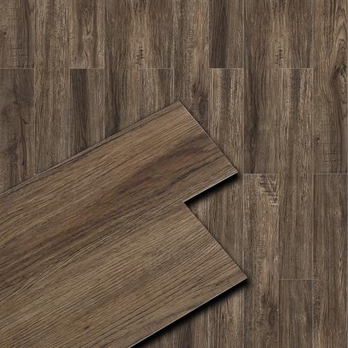 Sol en vinyle autocollant 5,01 m² INMOZATA d'épaisseur 2 mm pour carrelage de sol intérieur