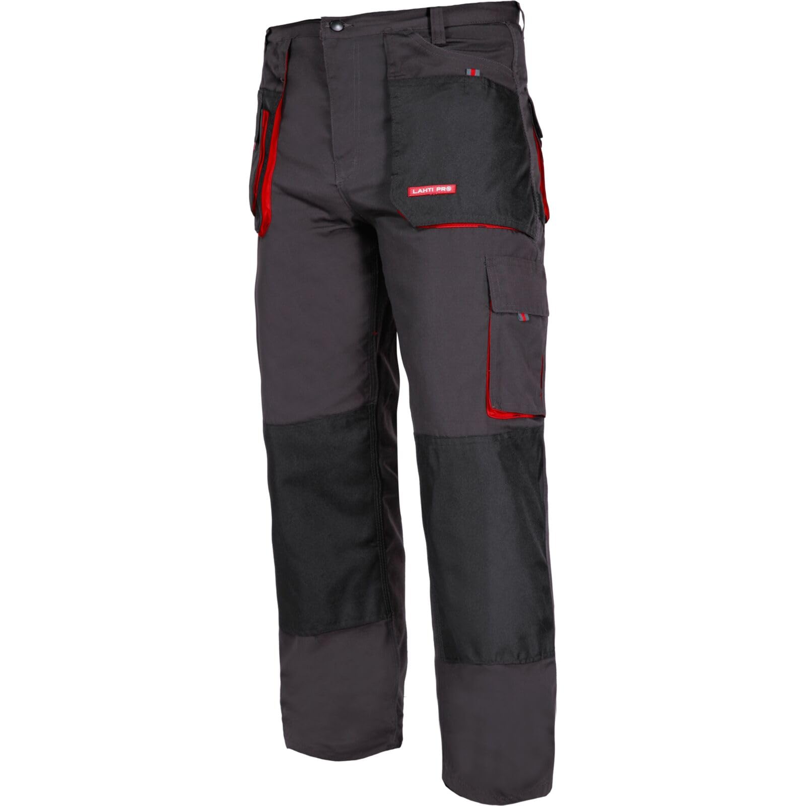 LAHTI PRO Bundhose Trabajo para Hombre Cargo, pantalón de Seguridad, Negro PN-EN ISO 13688, Talla, Schwarz, Größe 54