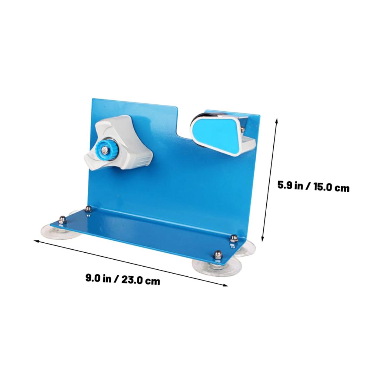 Dispenser Efficiente Plastica e Nastro per Adesivo Tavolo in da Ferro Taglierina Design Creativo Blu per Ufficio e Supermercato