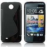 BLUETRADE S Type TPU Case for HTC Desire 300 - Black