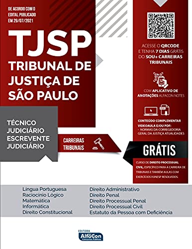 Escrevente e Técnico Judiciário - TJ SP - Tribunal de Justiça de São Paulo: EDITAL 2021