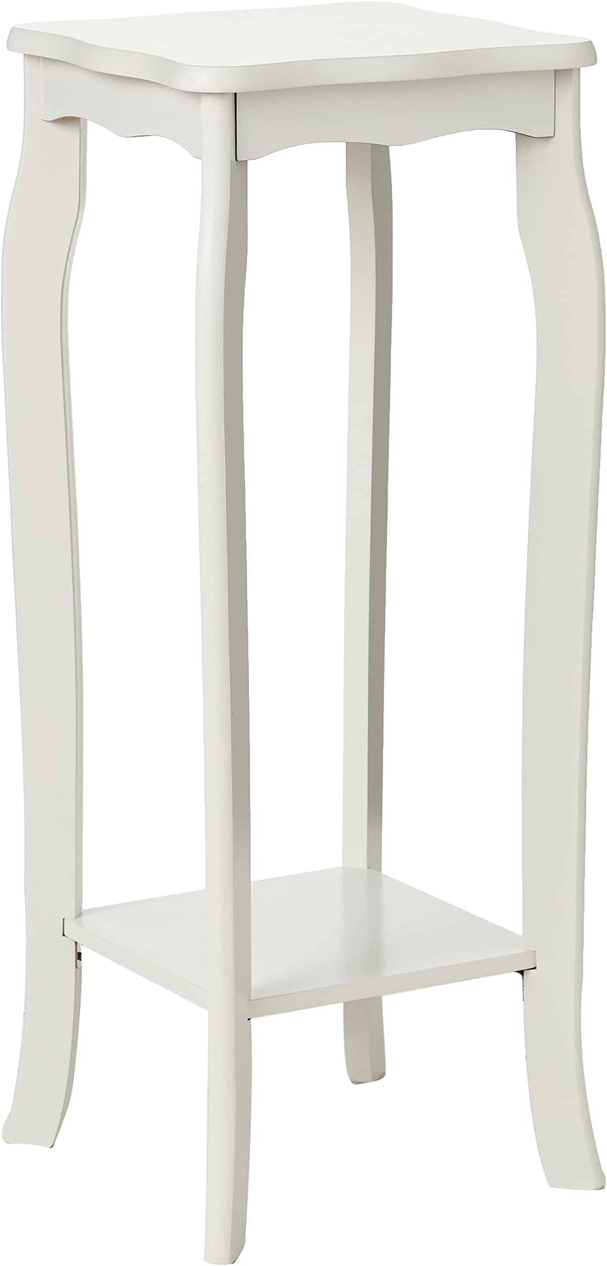 Frenchi Home Furnishing 2 Tier Plant Stand, WHITE
