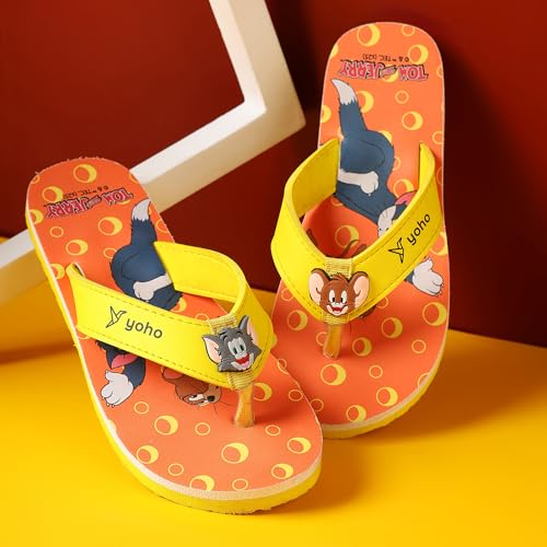 Image of YOHO Slippers for Kids|Comfortable and Lightweight FlipFlop|WB Cartoon & Comic Characters: Batman, Superman, PPG, Tom & Jerry, Scooby Do and We Bare Bears Footwear for Girls & Boys