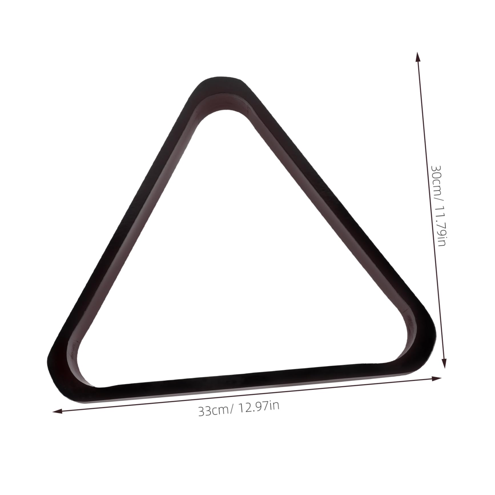 WOONEKY Billiard Ball Holder Triangle Rack Snooker Balls Set Rack for Professionals