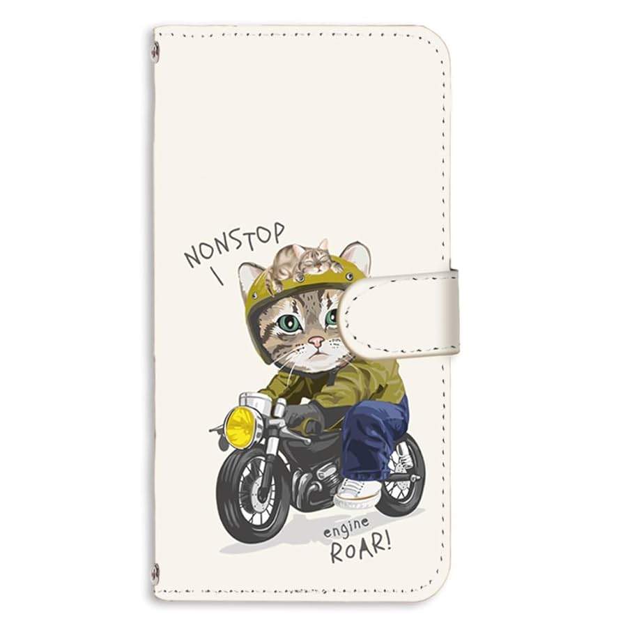 Apple - ふてねこ Amazon.co.jp: FFANY iPhone 16 用 猫ライダー キャット バイク