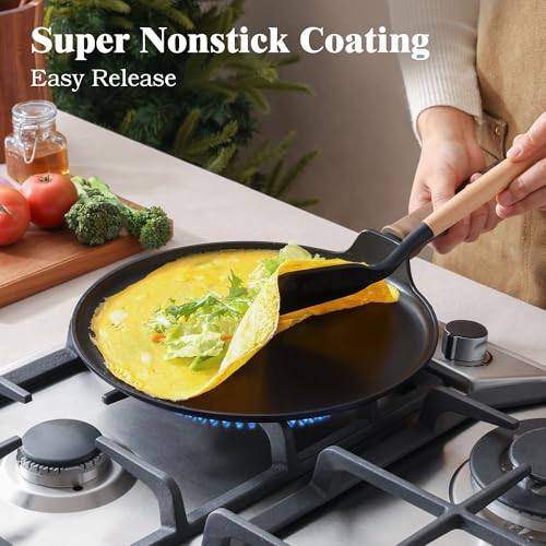 Image of SENSARTE 20Pcs Nonstick Pots and Pans Set, Black Titanium Cookware Set