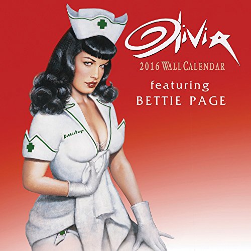 Olivia - Bettie Page - 2016 Calendar 12 x 12in