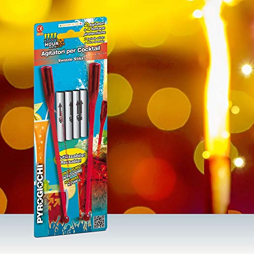 Ice Fountain Cocktail Drink Stirrers (Swizzle Sticks)