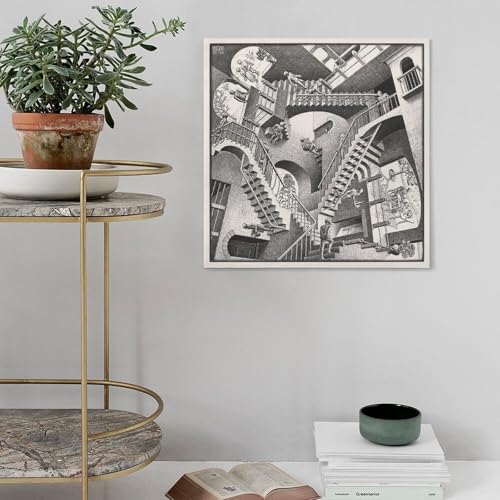 M. C. Escher Théorie de la relativité décoration murale esthétique