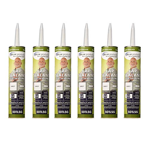 Dicor 501LSG-1 Grey Lap Sealant - 10.3 Ounces (6 Pack)