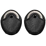 2 Pcs Handcuff Holster, Law Enforcement Cuff Holder Hand Cuff Pouch, Handcuff Case Fit Asp Handcuff, Hinged Handcuff, Chain Handcuff, Compatible MOLLE/Various Work Belts (Open Top)