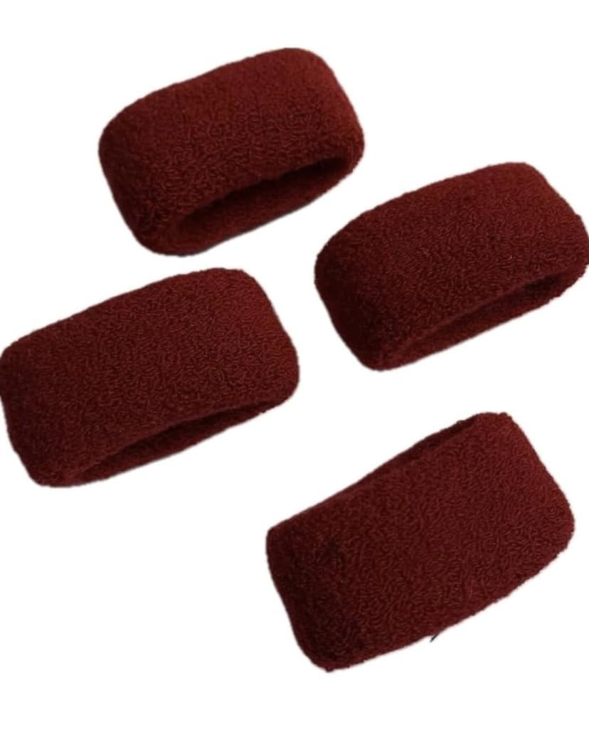 Rubber band cotton scrunchy hair band ties for women rubber band girls accessories | large thick bun ponytail combo of 4-image-38