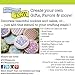 Crafter's Workshop Cookie Stencil 2 Pack, 10 Mil Food Safe Templates for Decorating and Baking, TCW5003 Swirls and TCW5018 Sunburst