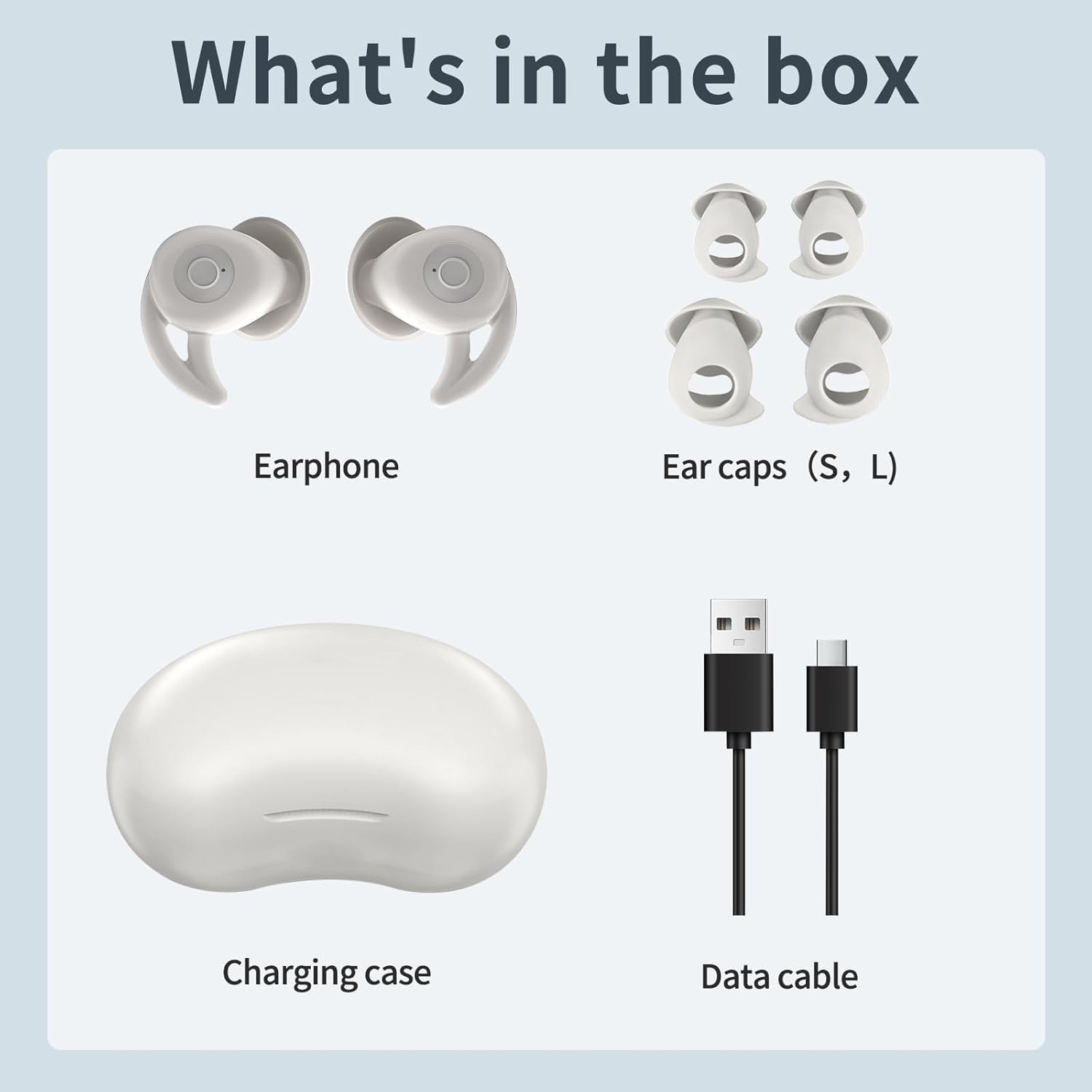 2026 New Schlaf Kopfhörer - Mini Schlafkopfhörer Bluetooth 5.3 Kopfhörer mit 80 Stunden Akkulaufzeit - Kabellose Kopfhörer abellos Bluetooth mit SFE-Ohrpassform - weichen sleepbuds & druckfreiem