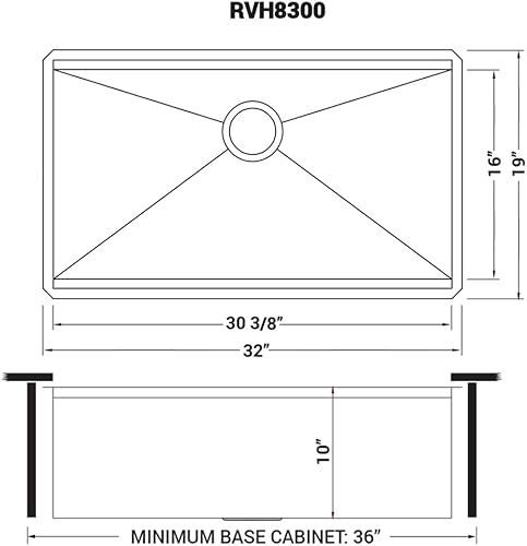 Miniatura 9 de Fregaderos de baja división RVH RVH8300