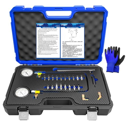 KTPROT Brake Pressure Tester, Universal Brake Pressure Gauge...